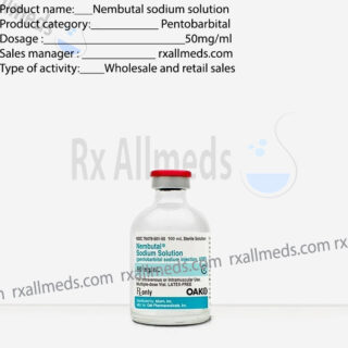 Nembutal(Pentobarbital ) 50mgml x 100 ml